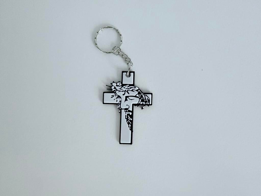 Jesus Christ Cross sleutelhanger, Verzenden, Zo goed als nieuw
