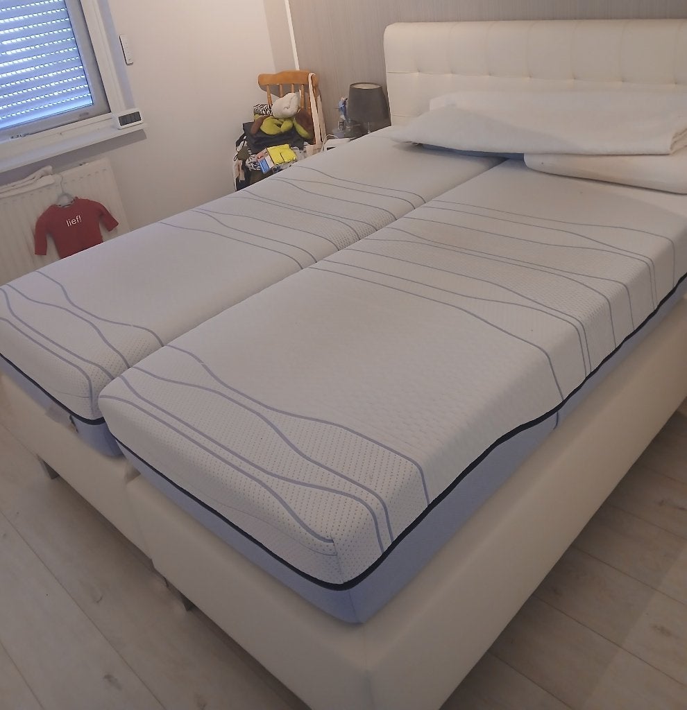 Bed, Ophalen, Gebruikt, Tweepersoons, 180 cm