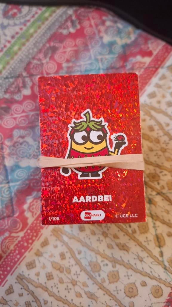 Dekamarkt Minions spaarkaartjes - Aardbei (1/108), Verzamelen, Supermarktacties, Ophalen
