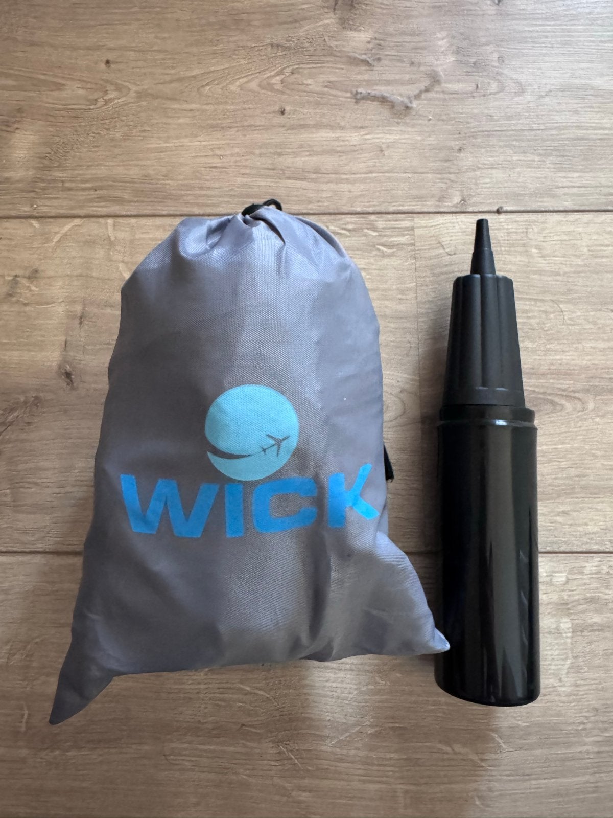 Wick Opblaasbaar Vliegtuig Voetensteun Kussen met Pomp, Ophalen, Nieuw, 1-persoons