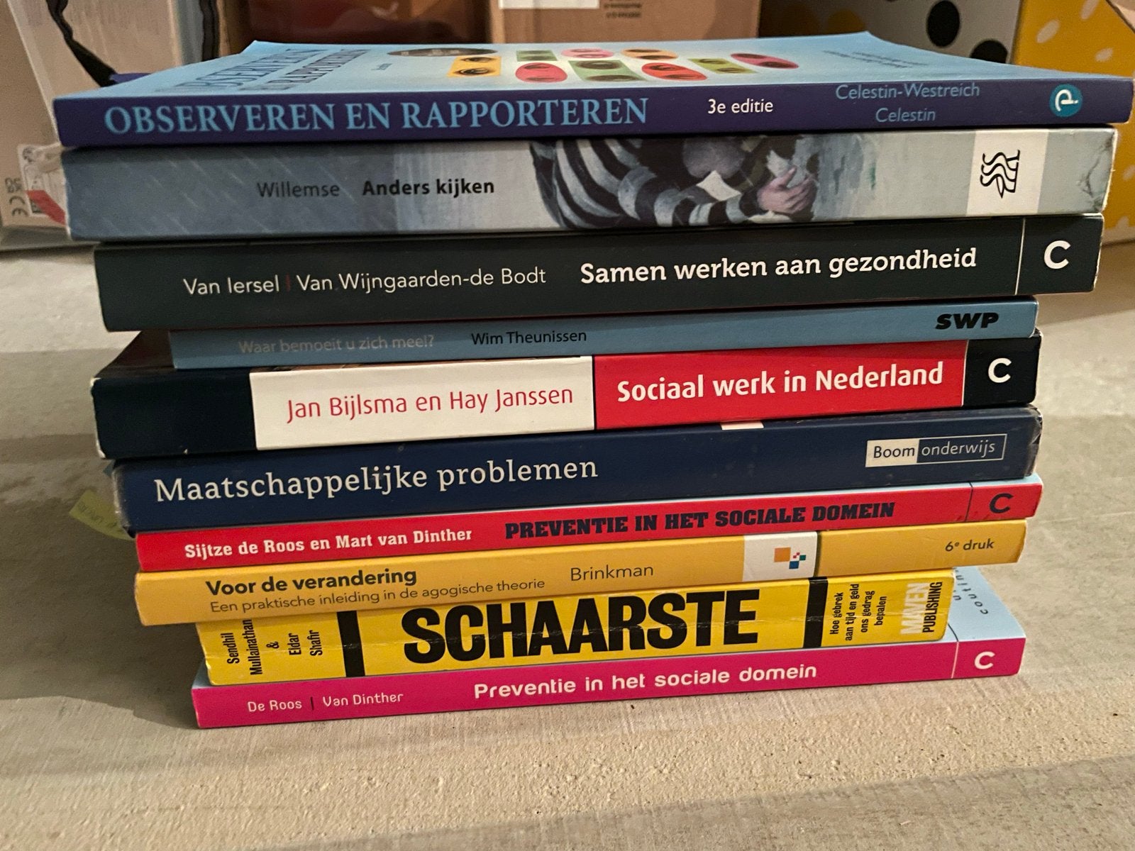 Diverse studieboeken Social Work/Maatschappelijk Werk, Ophalen of Verzenden, Gamma, Gelezen, HBO
