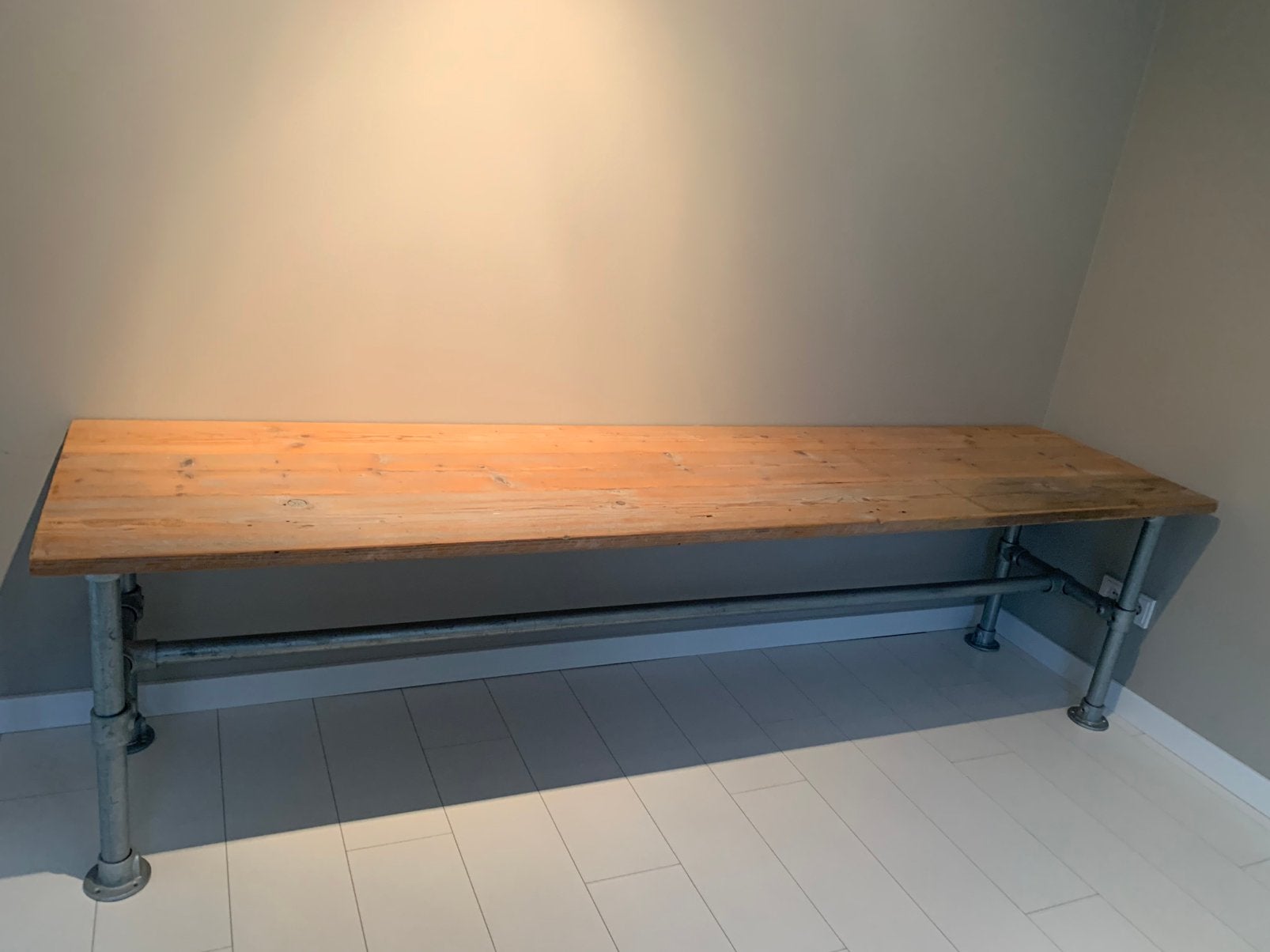 Bureau met steigerbuizen, Ophalen, Gebruikt, Kinderbureau, Industrieel