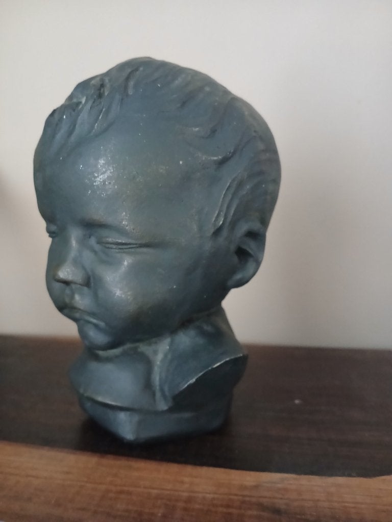 Beeld kinderkopje, Ophalen of Verzenden, Zo goed als nieuw, Mens