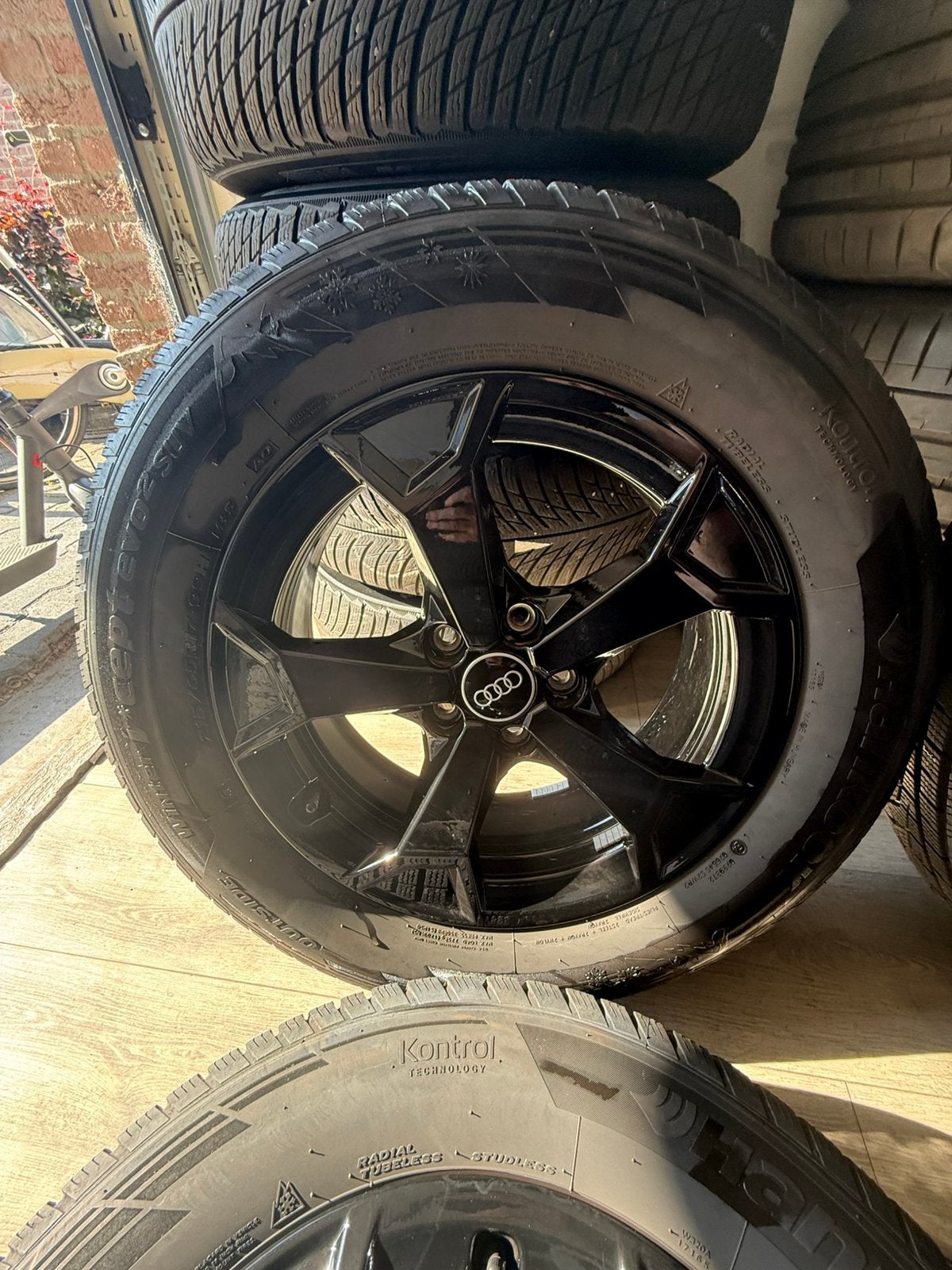Audi Q3 orgineel/winter/17 inch/5x112, Audi, ----, Banden en Velgen, 17 inch