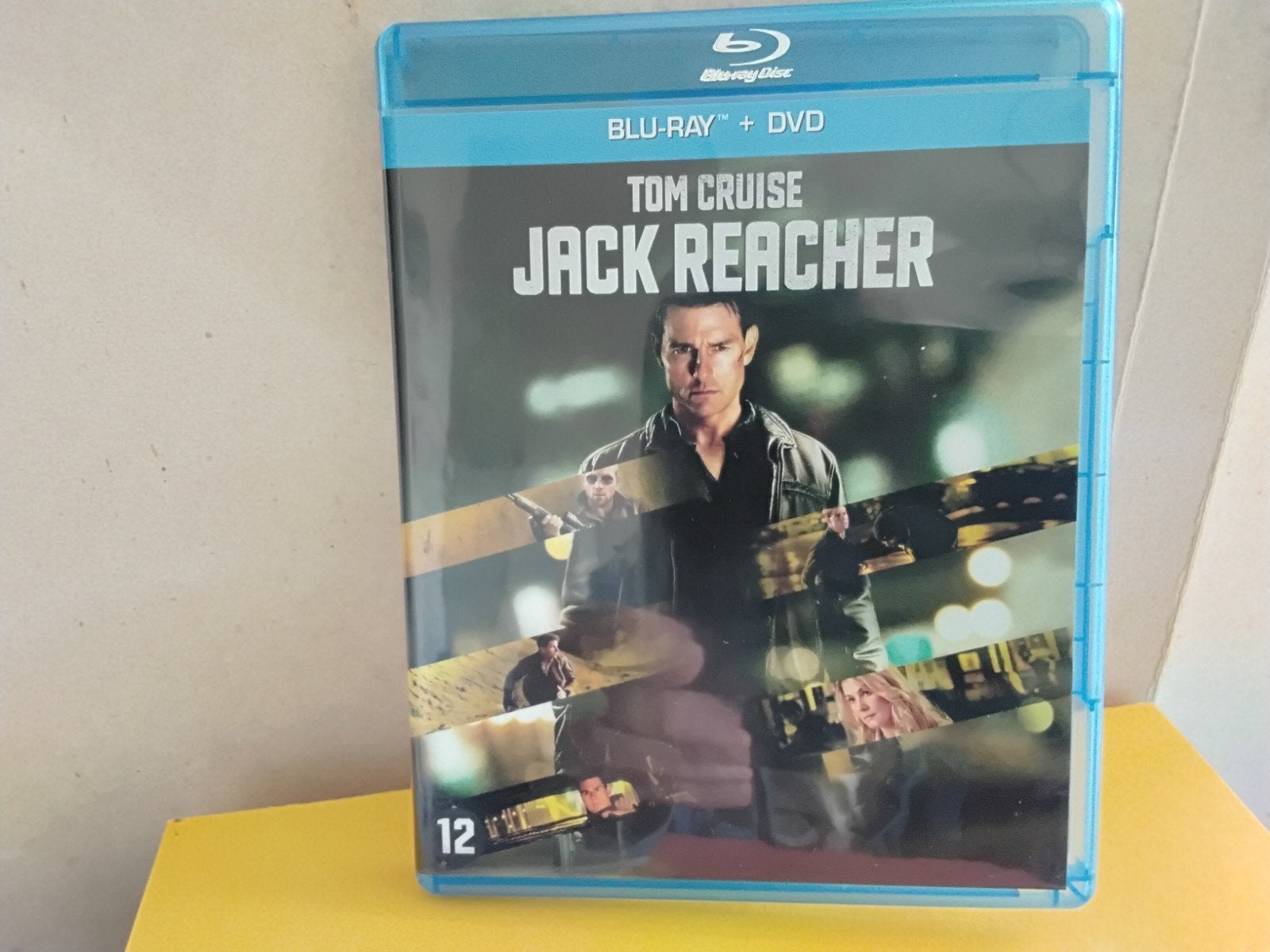 BLEU RAY MET DVD         JACK  REACHER, Ophalen of Verzenden, Zo goed als nieuw, Actie