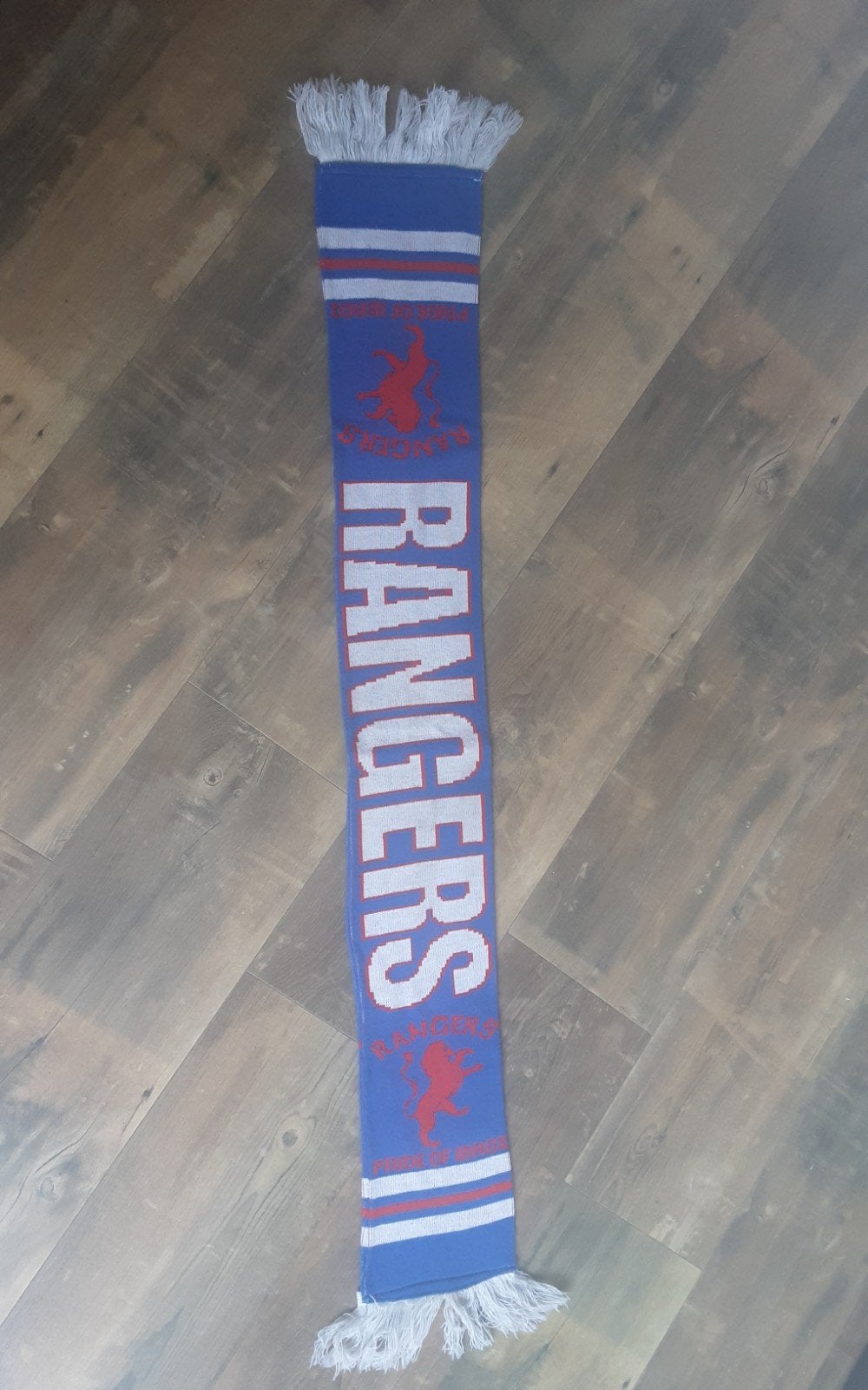 Rangers FC Voetbalsjaal - Blauw/Wit/Rood, Ophalen of Verzenden, Gebruikt