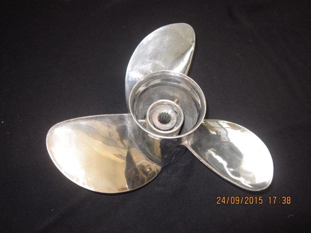 RVS boot schroef Mercruiser linksdraaiend 15 1/4 - 17, Watersport en Boten, Ophalen, Gebruikt, Motor en Techniek, Motorboot