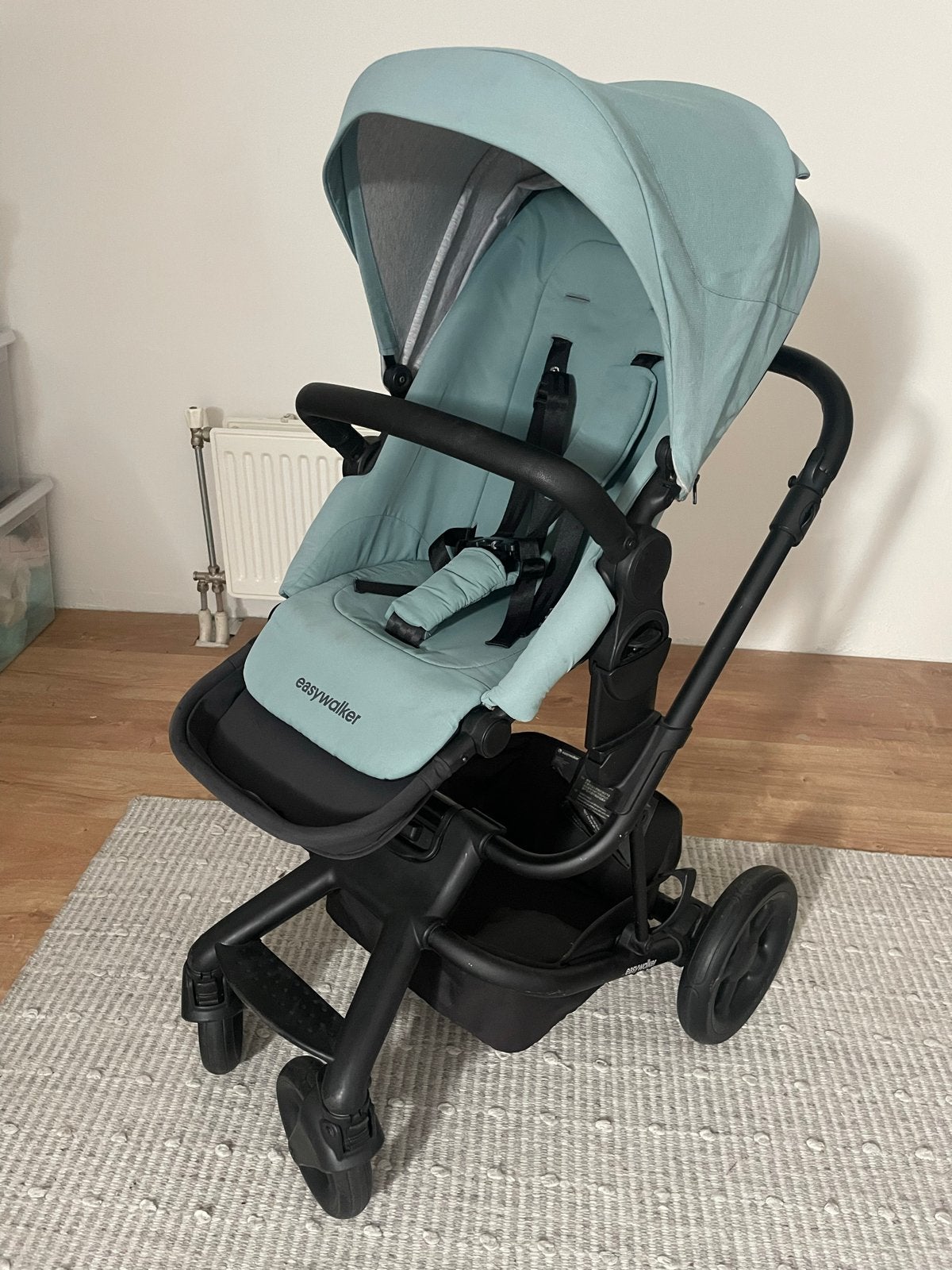 Easywalker Harvey 2 Combiwagen - ZGAN, Kinderen en Baby's, Kinderwagens en Combinaties, Zo goed als nieuw, Combiwagen, Met reiswieg