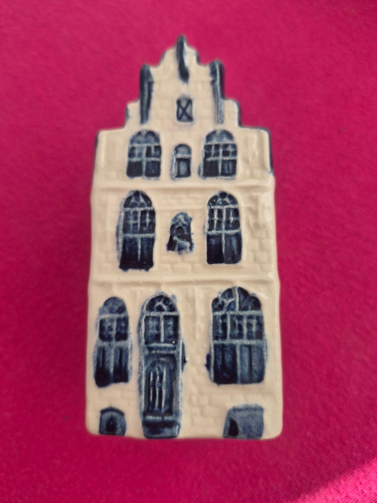 Rynbende Delfts Blauw Miniatuur Huisje 22 - Leeg, Ophalen of Verzenden