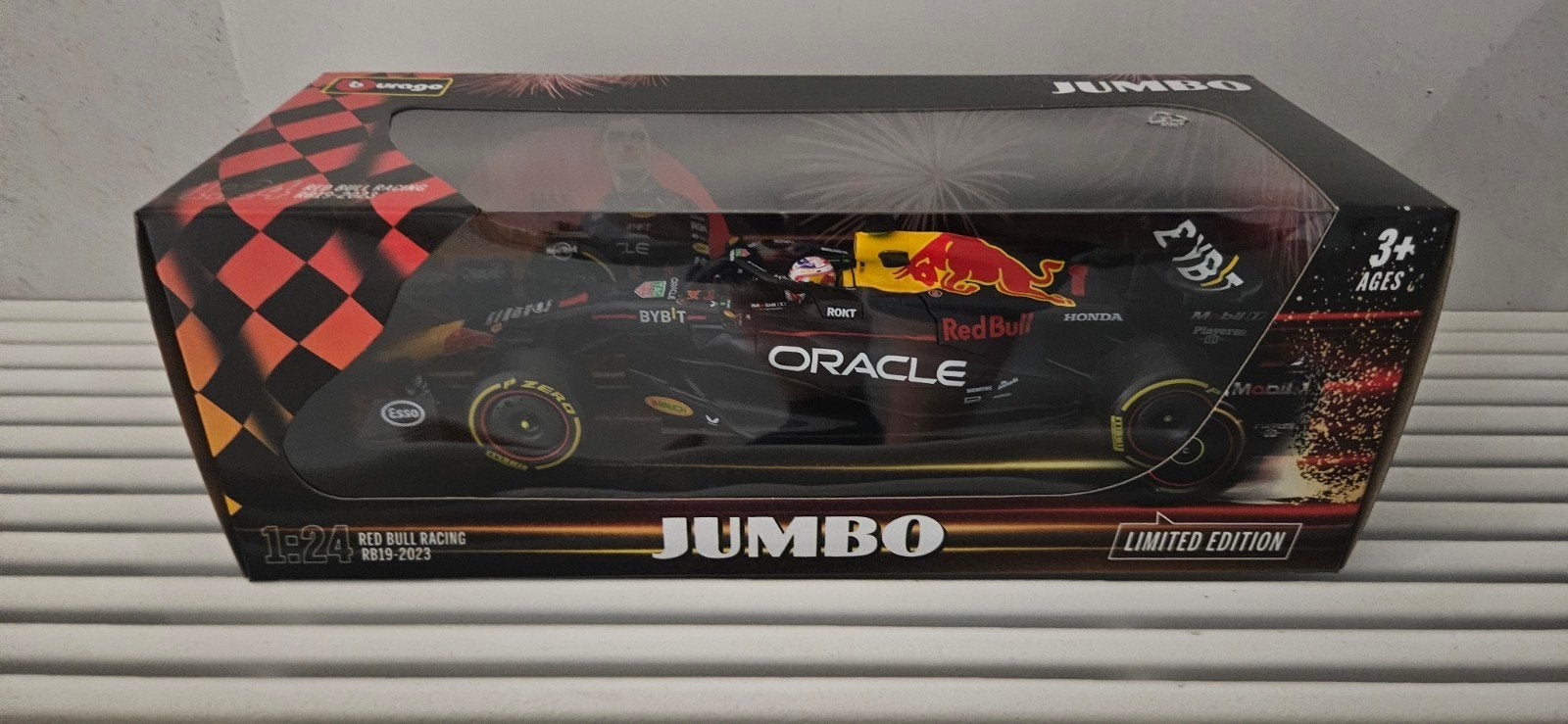 Bburago Red Bull Racing 2023 F1 Auto 1:24 - Jumbo Limited, Ophalen of Verzenden, Nieuw, Auto, Bburago