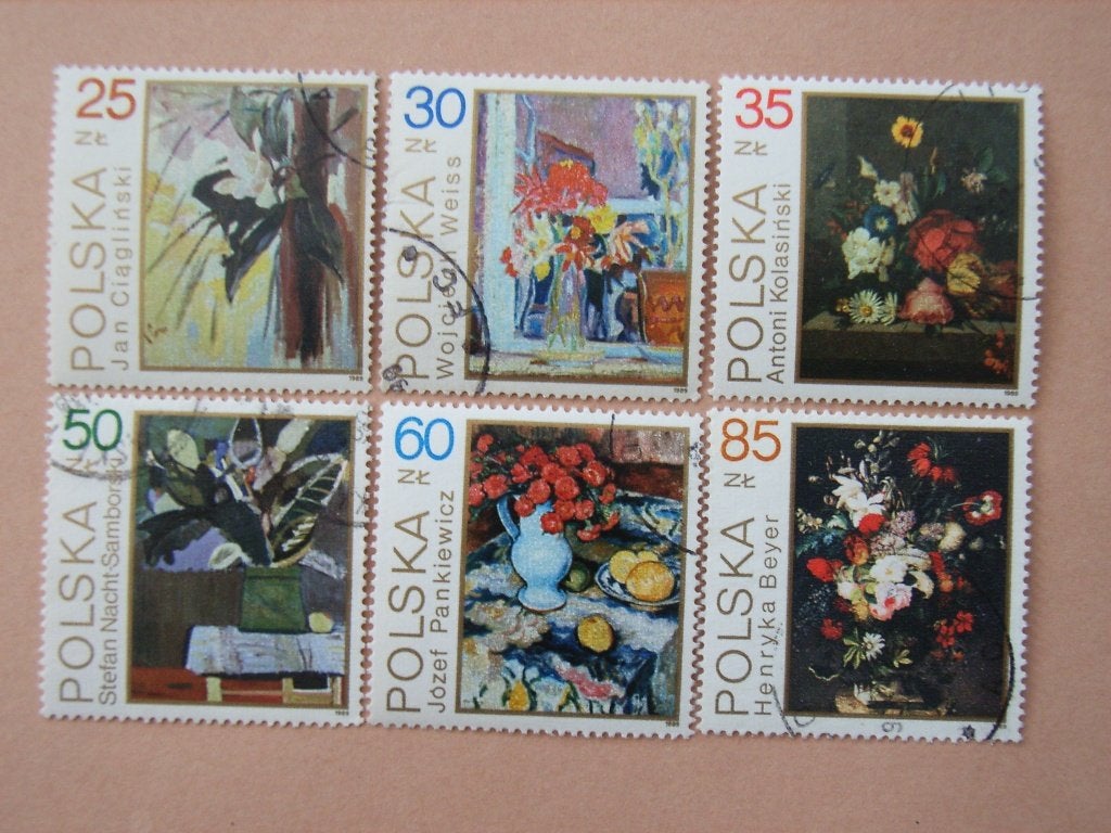 4  Polen 3237-3242, Ophalen of Verzenden, Polen, Gestempeld