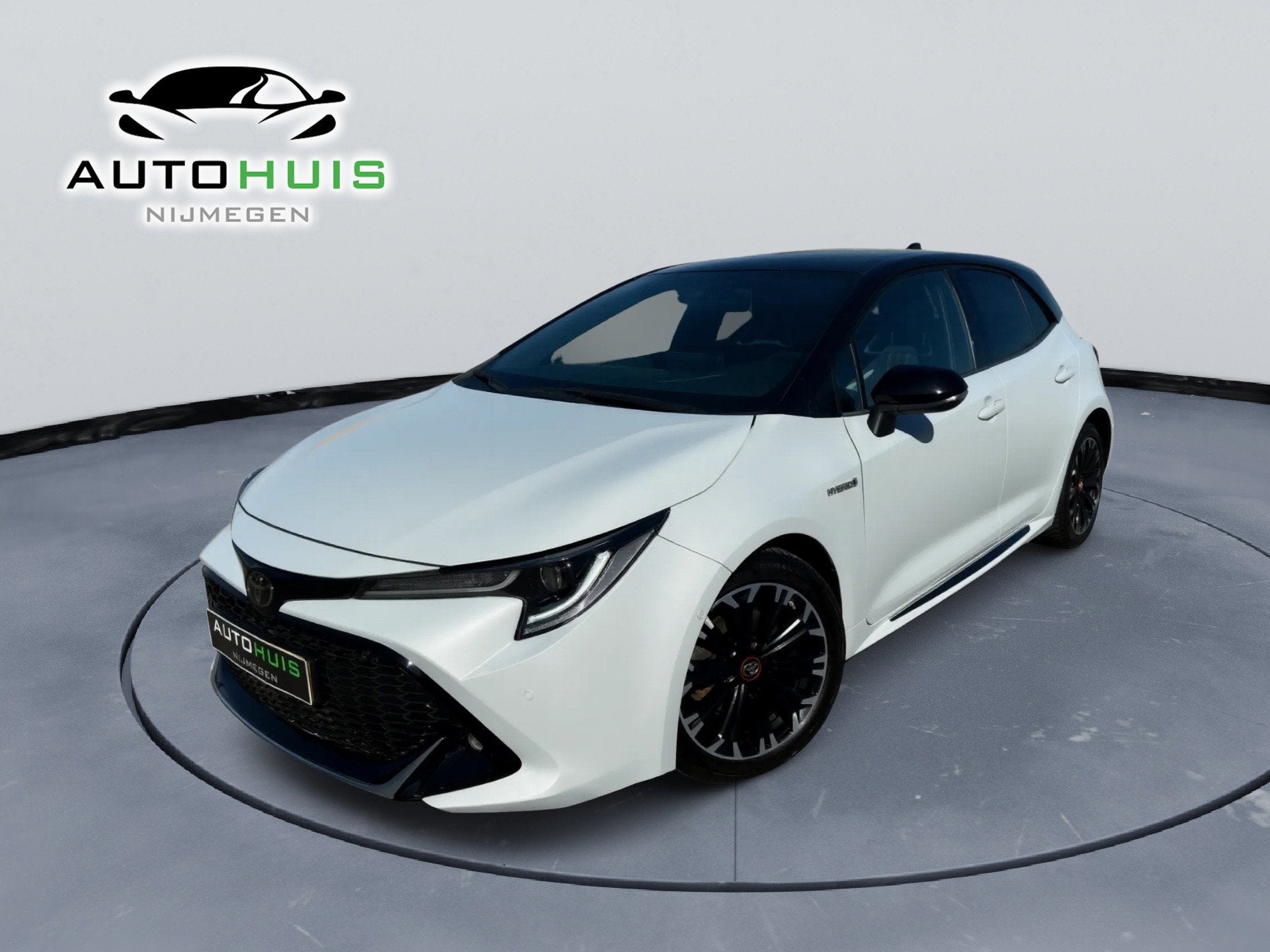 Toyota Corolla 1.8 Hybrid GR-Sport Half leder Achteruitrijca, Auto's, Toyota, Gebruikt, Zwart, 4 cilinders, 98 pk