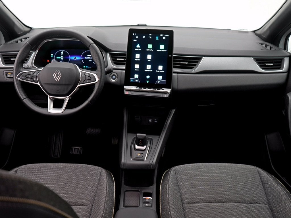 Renault Captur 1.8 E-tech Full Hybrid 160 Techno Adaptief |, Dealer onderhouden, Stof, 4 cilinders, Wit
