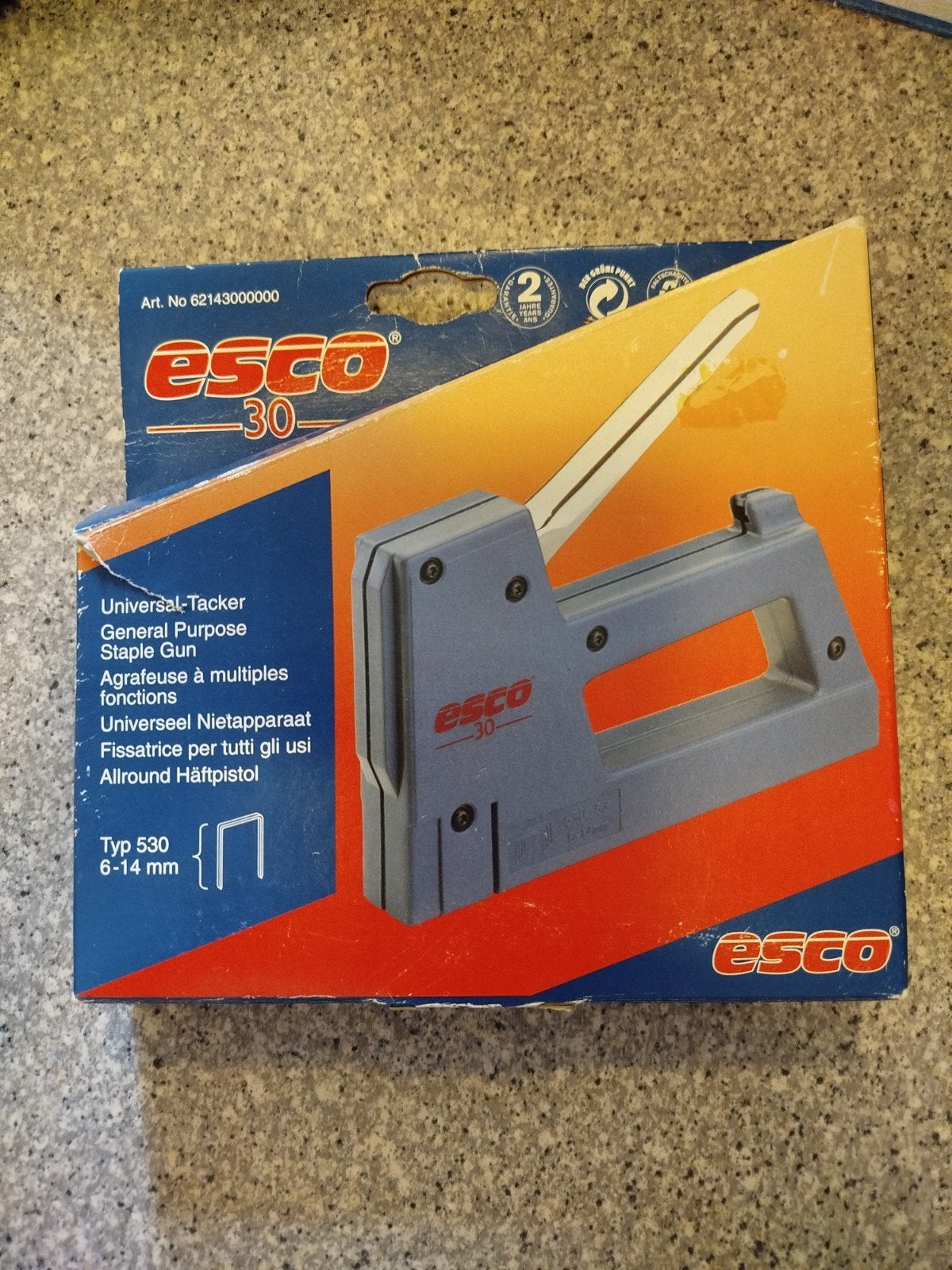 Esco 30 Universele Tacker / Nietmachine - Nieuw in doos, Ophalen of Verzenden, Nieuw, Tacker/nietmachine, Overige merken