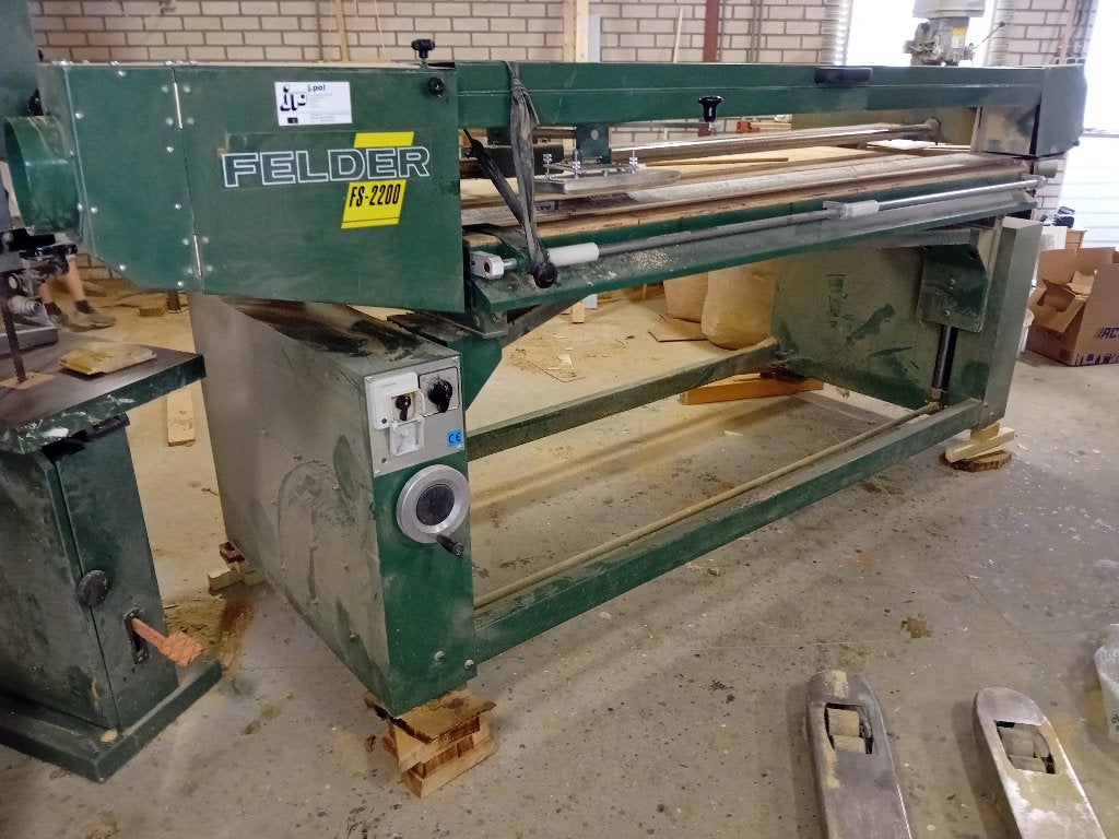 Felder FS-2200 Tafelbladschuurmachine, Ophalen, Zo goed als nieuw, 1200 watt of meer, Vlakschuurmachine