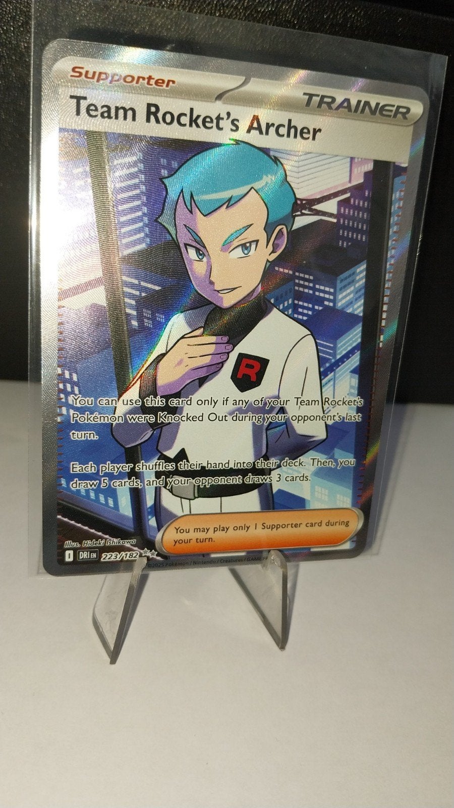 Team Rocket's Archer (223/182) Destined Rivals Pokémon, Ophalen of Verzenden