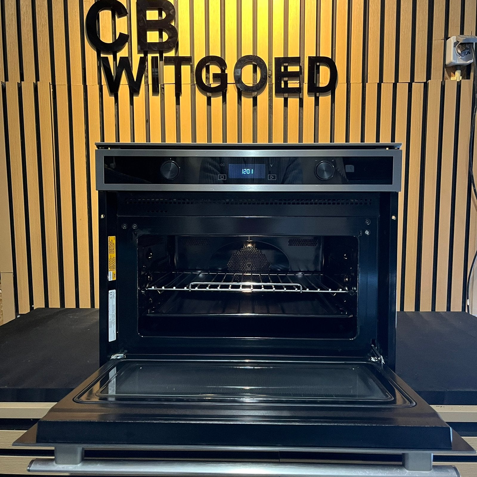 Luxe Whirpool combi oven magnetron met veel ovenfuncties, Witgoed en Apparatuur, Ovens, Ophalen, 45 tot 50 cm, Whirlpool, Inbouw