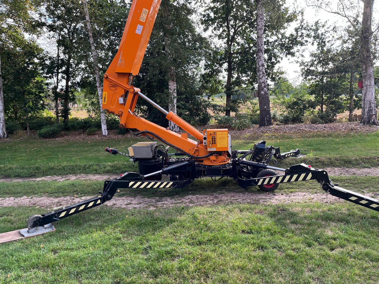 Falck Schmidt TS 24 elektrische spin hoogwerker uit ‘96, Ophalen