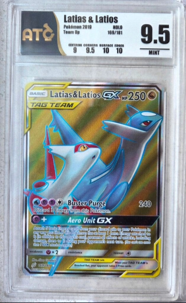 Latias & Latios 169 ATC 9.5 Team Up Tag Team SIR, Ophalen of Verzenden, Nieuw, Losse kaart