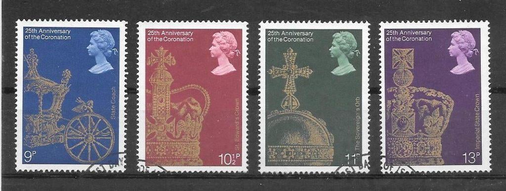 UK 1978  Kroning, Verzenden, Gestempeld