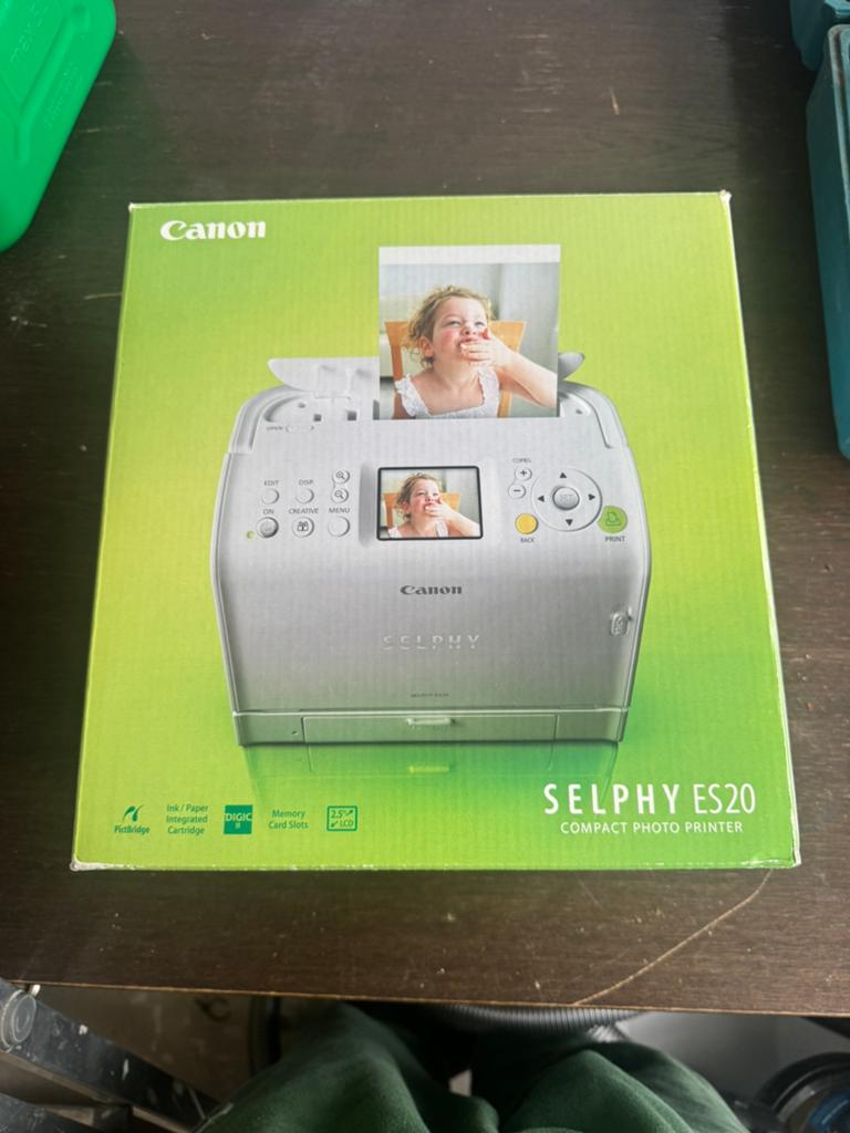 Canon shelphy es20, Ophalen, Nieuw