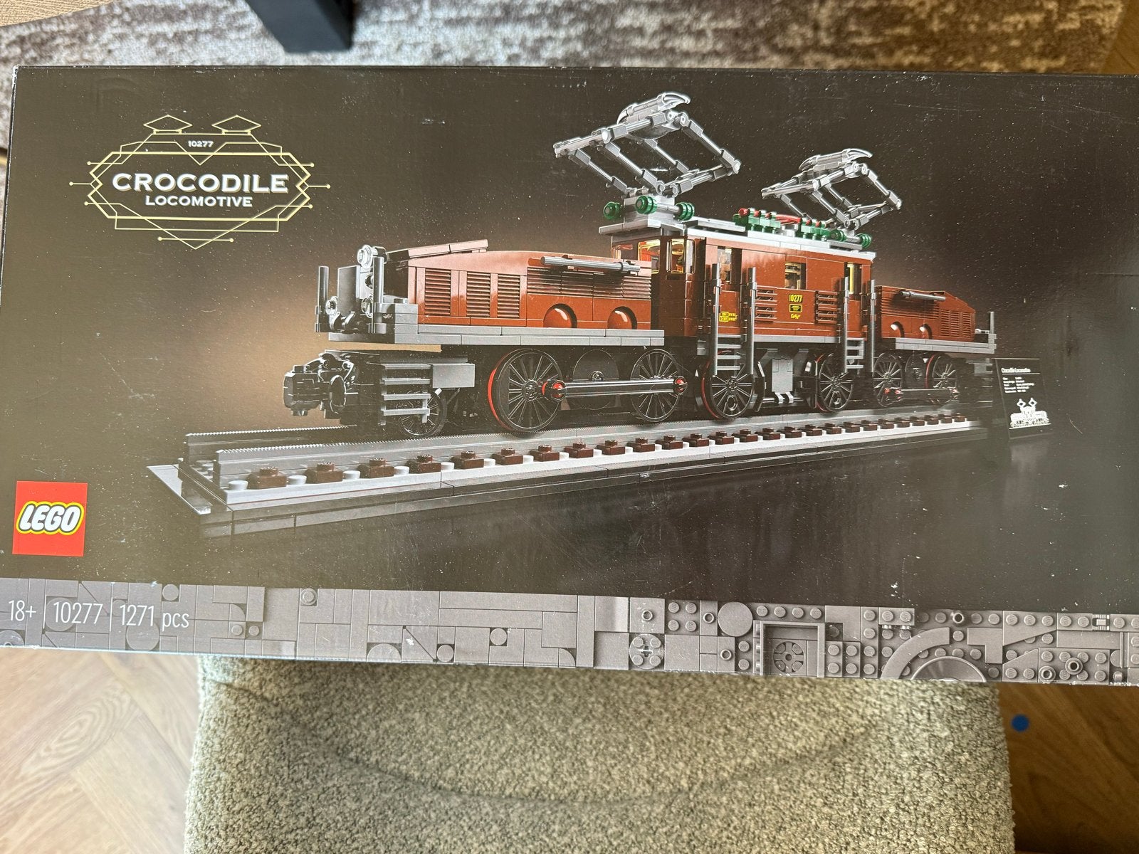 LEGO Crocodile Locomotief 10277 Nieuw in doos, Overige merken, Locomotief, Verzenden, Gelijkstroom of Wisselstroom