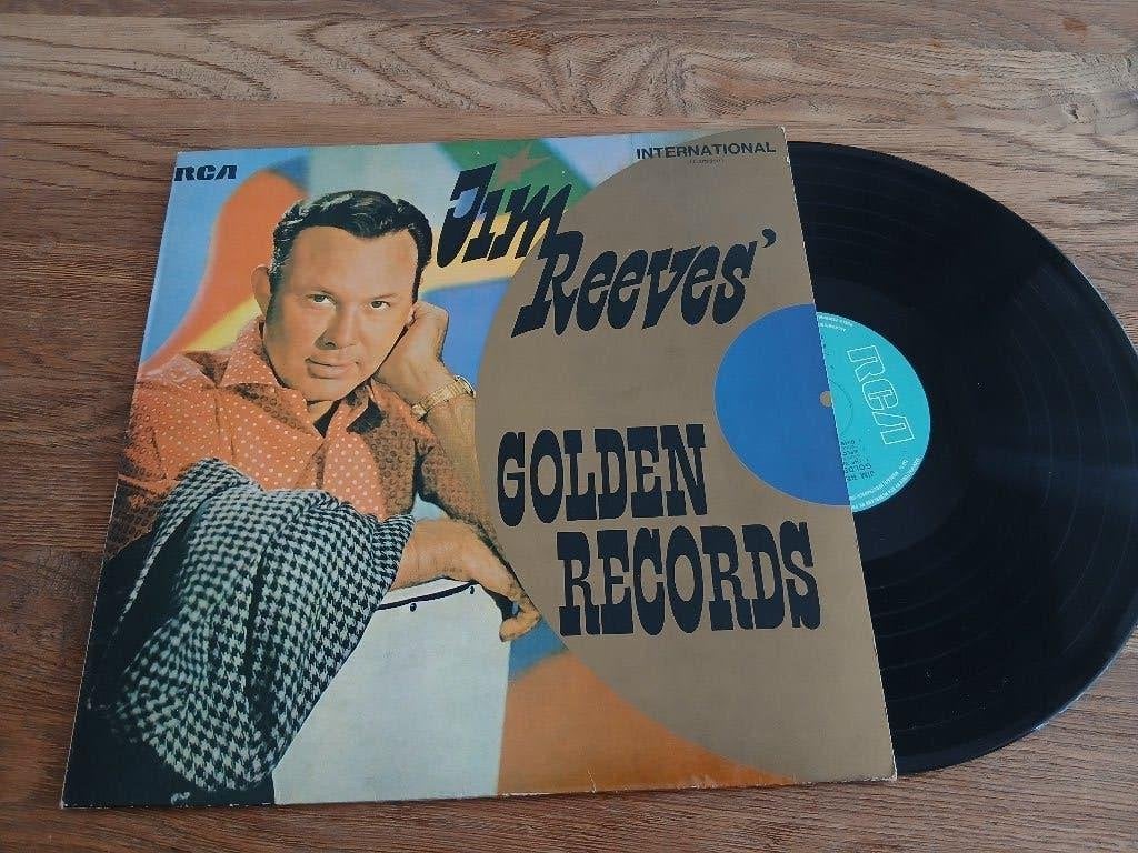Jim Reeves' Golden Records LP - Country & Western, Ophalen, LP, Gebruikt, 12 inch