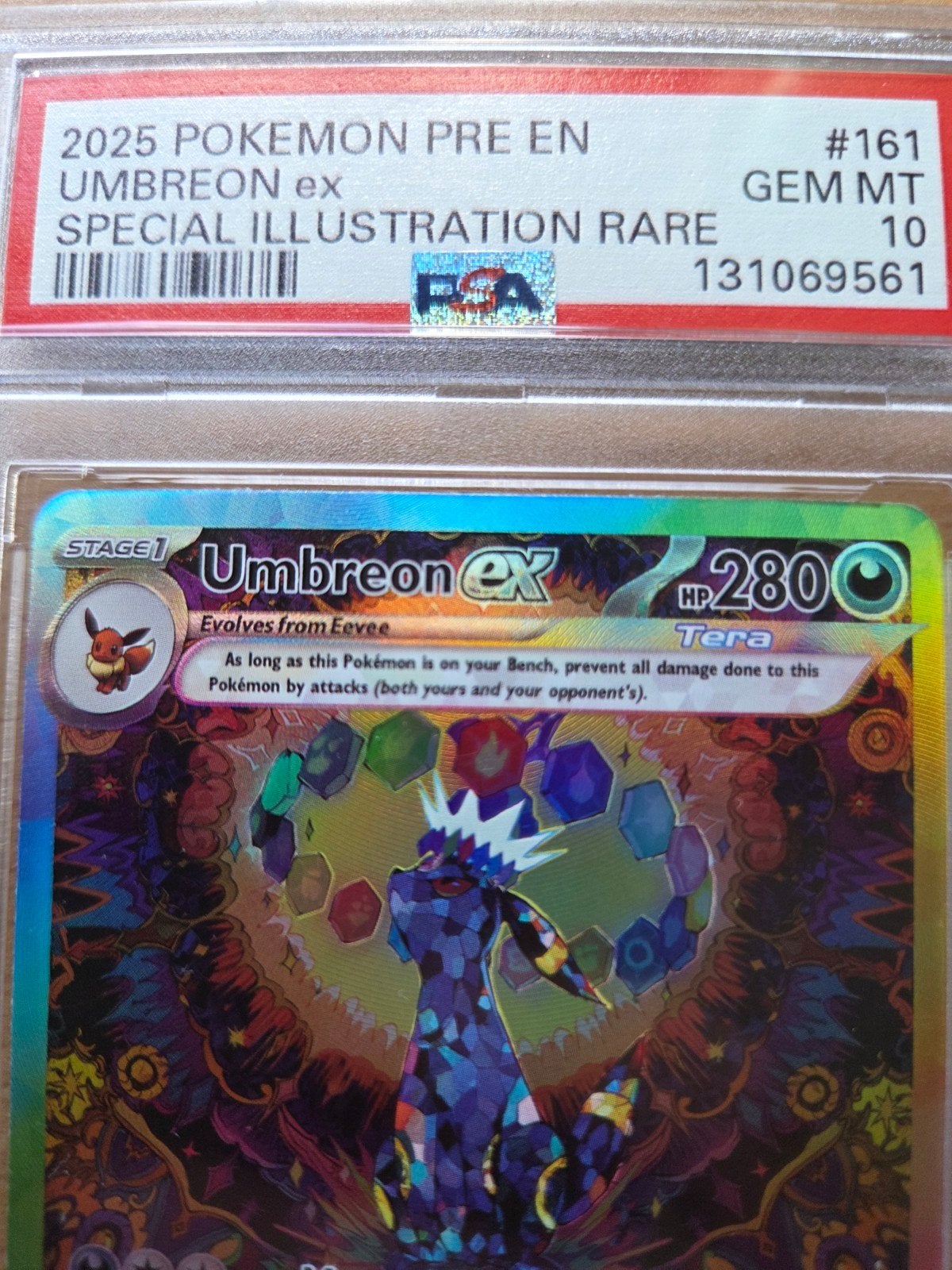 Pokemon umbreon #161 psa 10, Verzenden, Zo goed als nieuw