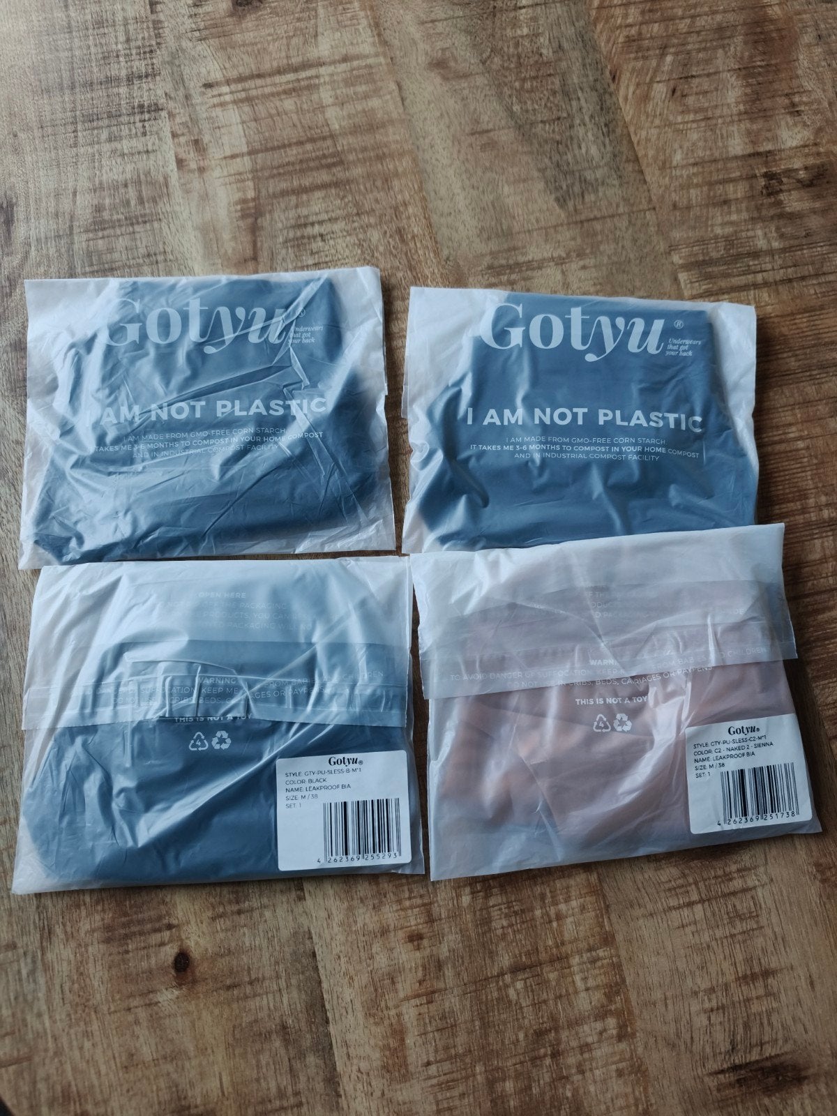 Gotyu Lekvrije Onderbroeken - Maat M/38 - Zwart, Gotyu, Ophalen of Verzenden, Zwart, Slip
