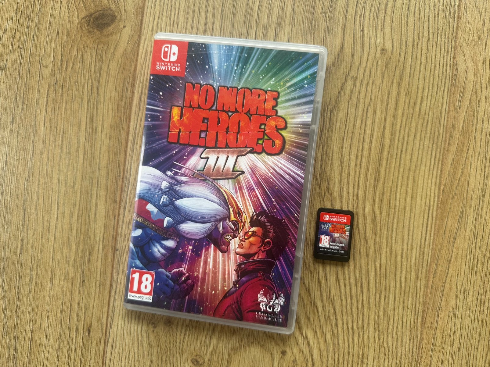 No More Heroes 3 (III) Nintendo Switch Nette Staat!!!, Avontuur en Actie, 1 speler, Ophalen of Verzenden, Zo goed als nieuw