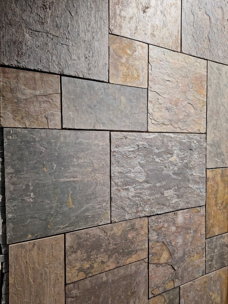 leisteen tegels Peacock Slate Multicolor wildverband, Tuin en Terras, Ophalen of Verzenden, Nieuw, Overige typen
