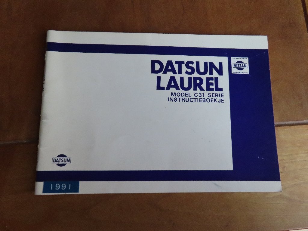 Instructieboek Datsun Laurel model C31 serie 12-1980, mooi!, Ophalen of Verzenden