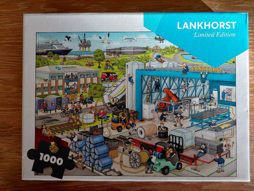 Lankhorst Limited Edition puzzel 1000 stukjes, Hobby en Vrije tijd, Denksport en Puzzels, Ophalen of Verzenden, 500 t/m 1500 stukjes