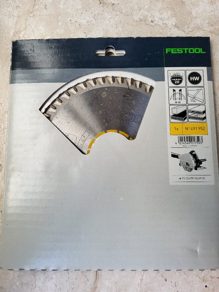 Festool TS55 zaagbladen invalzaag, Invalzaag, Nieuw, Ophalen of Verzenden, 30 tot 70 mm