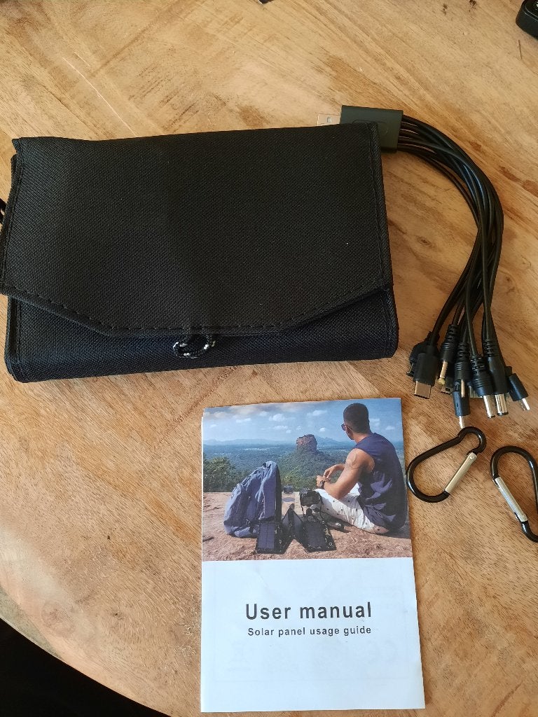 Compact Opvouwbaar Zonnepaneel 20W  voor Camping & Outdoor, Ophalen of Verzenden, Zo goed als nieuw