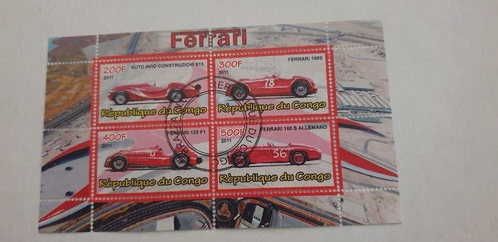 5526 congo ferrari  .. 159 S - 166 s allemano - 125 f1, Ophalen of Verzenden, Overige landen