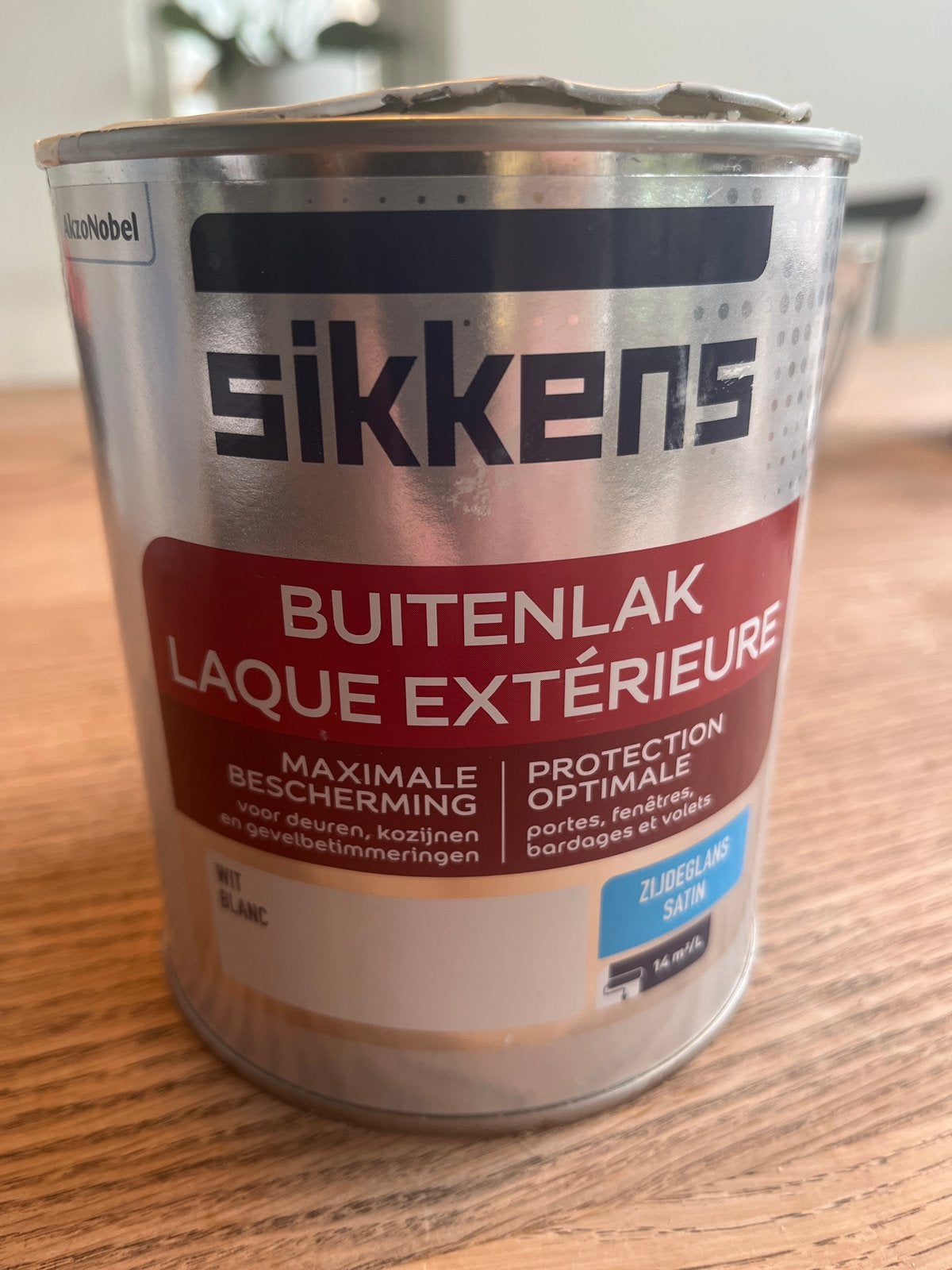 Sikkens Buitenlak Zijdeglans Wit - Maximale Bescherming, Ophalen, Nieuw, Overige typen