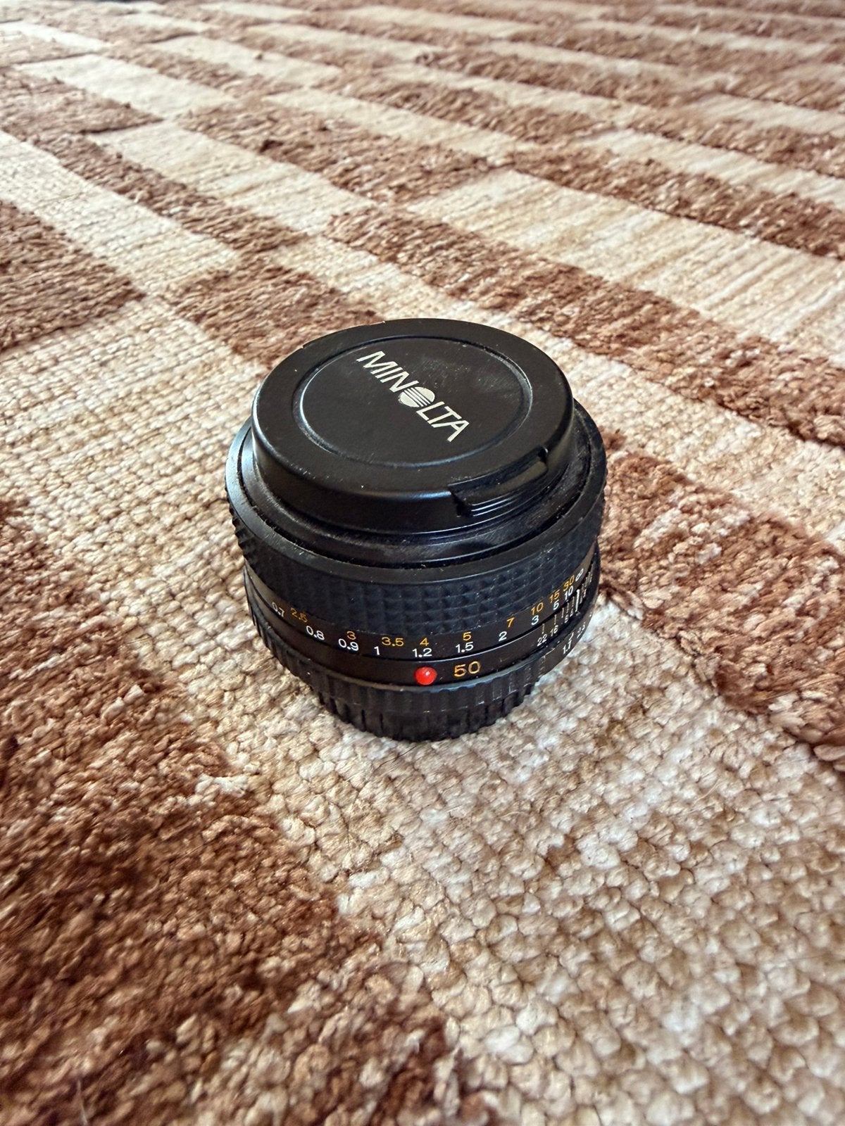 Minolta 50 mm 1.7, Verzenden, Zo goed als nieuw, Standaardlens