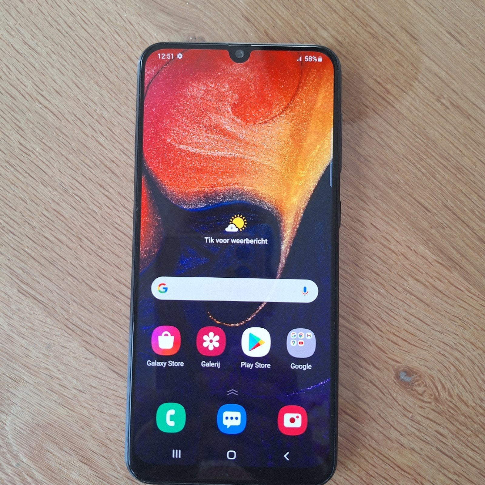 Samsung Galaxy A50 128GB, Gebruikt, Blauw, Touchscreen, Ophalen of Verzenden
