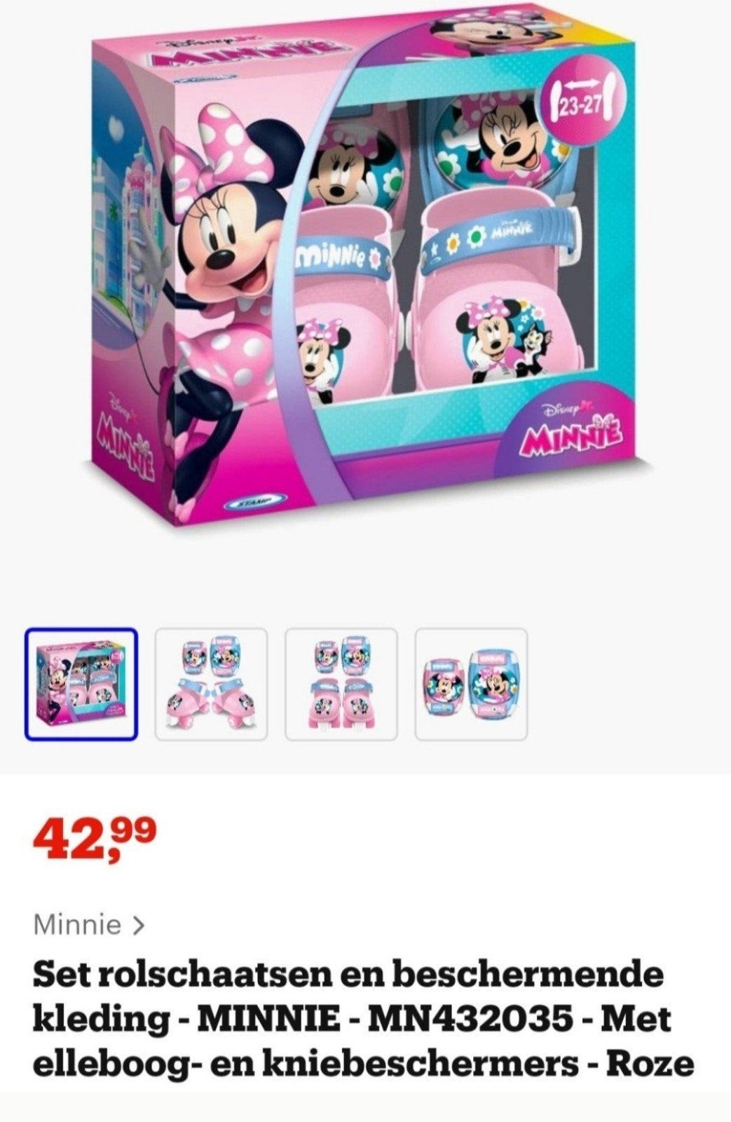 Minnie mouse rolschaatsen, Kinderen en Baby's, Ophalen, Nieuw, Meisje