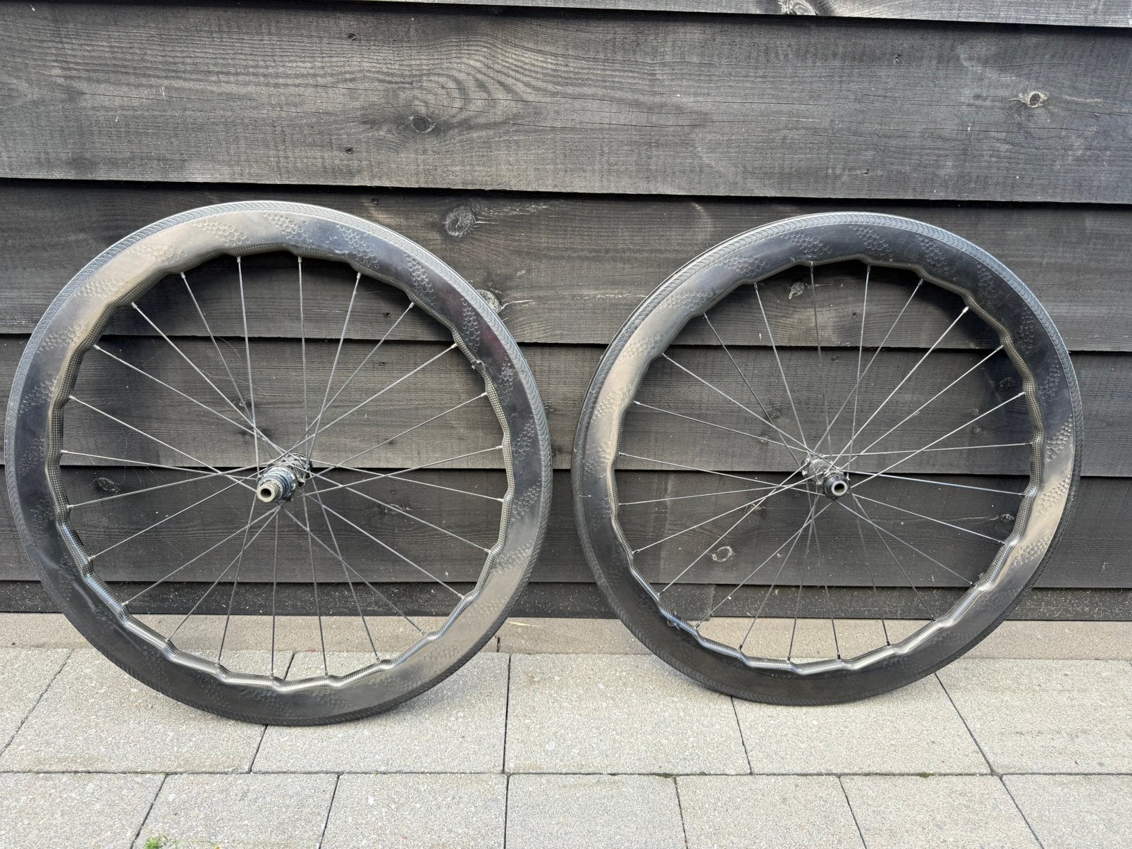 Carbon wielset racefiets disc schrijfremmen, Ophalen of Verzenden, Gebruikt, Racefiets, Carbon