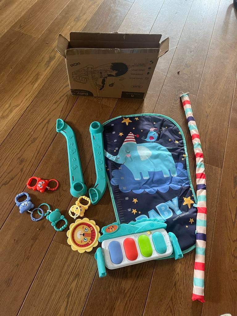 Baby Fitness Piano Speelkleed met Muziek en Speeltjes, Ophalen of Verzenden, Zo goed als nieuw, Jongen of Meisje