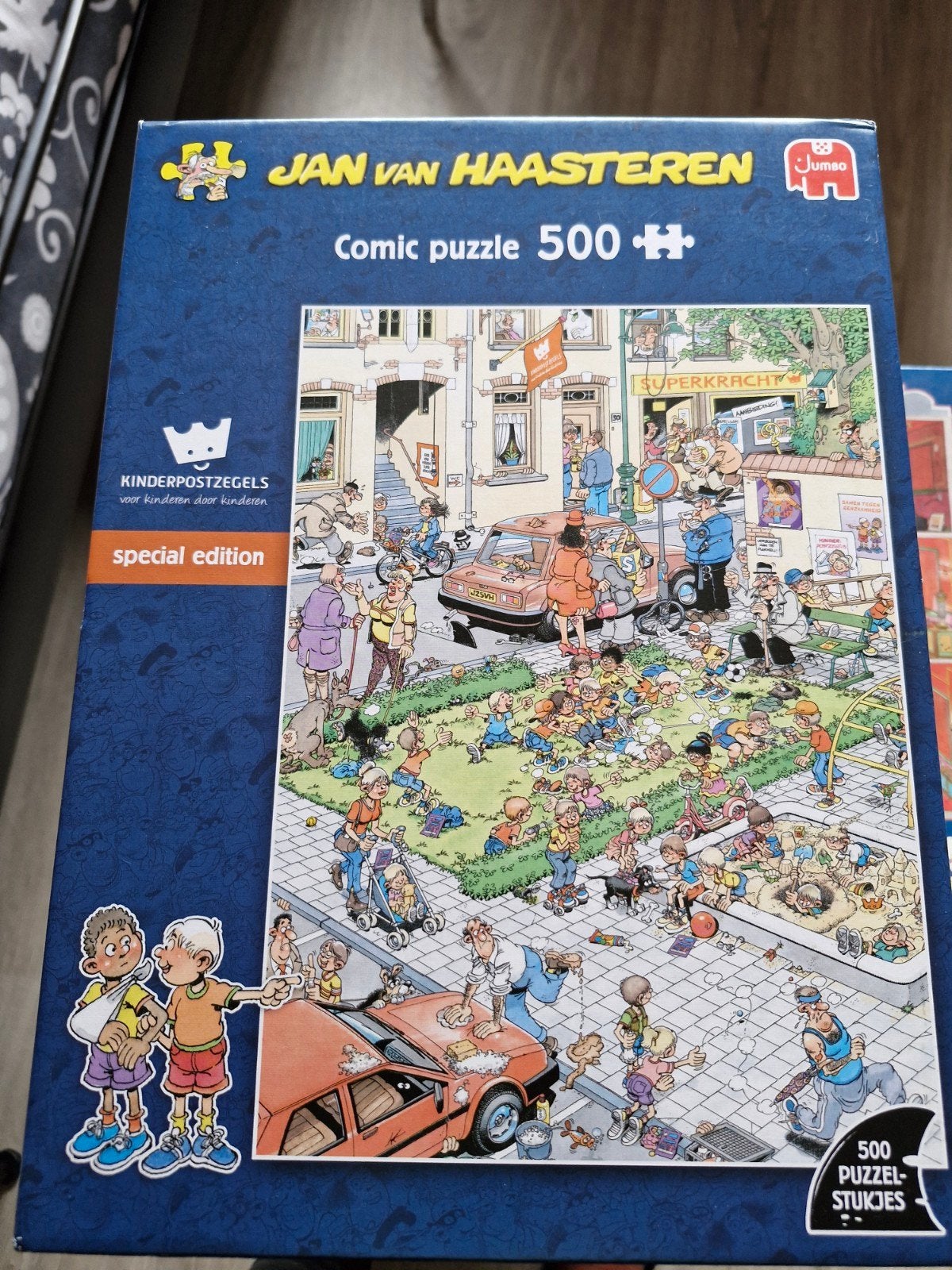 Jan van Haasteren,Kinderpostzegels., Ophalen, 500 t/m 1500 stukjes, Zo goed als nieuw, Legpuzzel