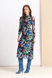 Midi jurk van POM Amsterdam, Maat 38/40 (M), Blauw, Nieuw, Ophalen of Verzenden