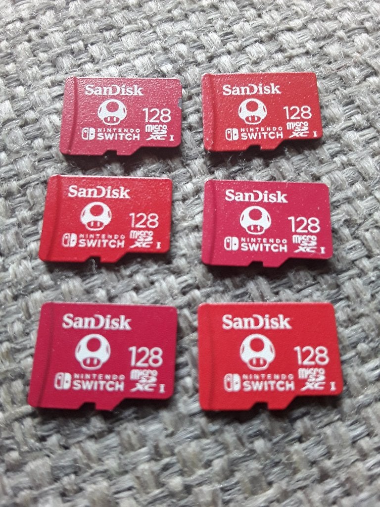 Nintendo Switch Micro Sd Card 128 GB, Switch OLED, Ophalen of Verzenden, Zo goed als nieuw, Zonder controller