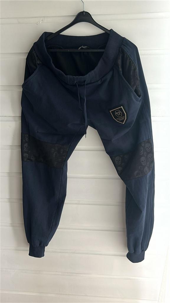 Philipp Plein trainingsbroek, Kleding | Heren, Ophalen of Verzenden, Zo goed als nieuw, Overige maten, Blauw