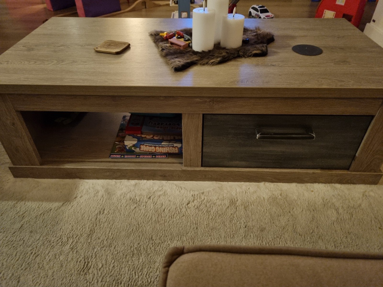 Zgan salontafel met lade. MET SPOED WEG !!, Ophalen