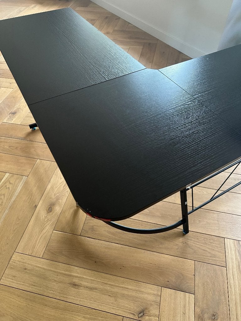Bureau, Huis en Inrichting, Bureaus, Zwart, 46 cm, Ophalen of Verzenden, Zo goed als nieuw