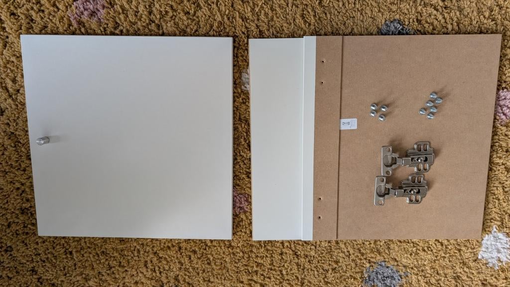 Deur voor IKEA Kallax kast - wit, inclusief scharnieren, Huis en Inrichting, Kasten | Overige, Ophalen, Nieuw