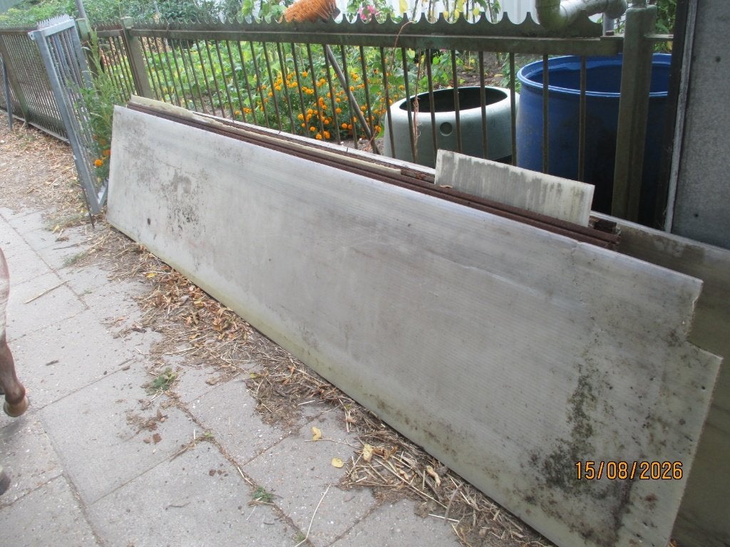 pvc kanaalplaten, Ophalen, Gebruikt, Overige materialen, Minder dan 20 mm